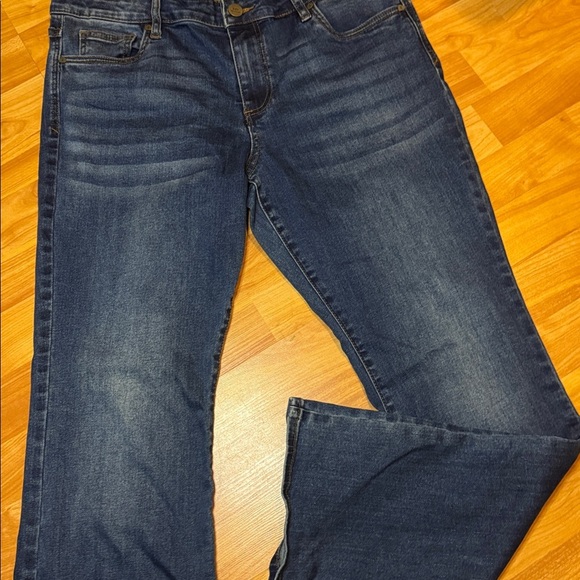Kut from the kloth women’s wide leg flair denim jeans 14p med wash - Picture 3 of 5